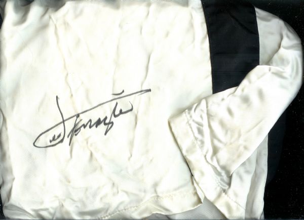Joe Frazier Autographed Boxing Trunks