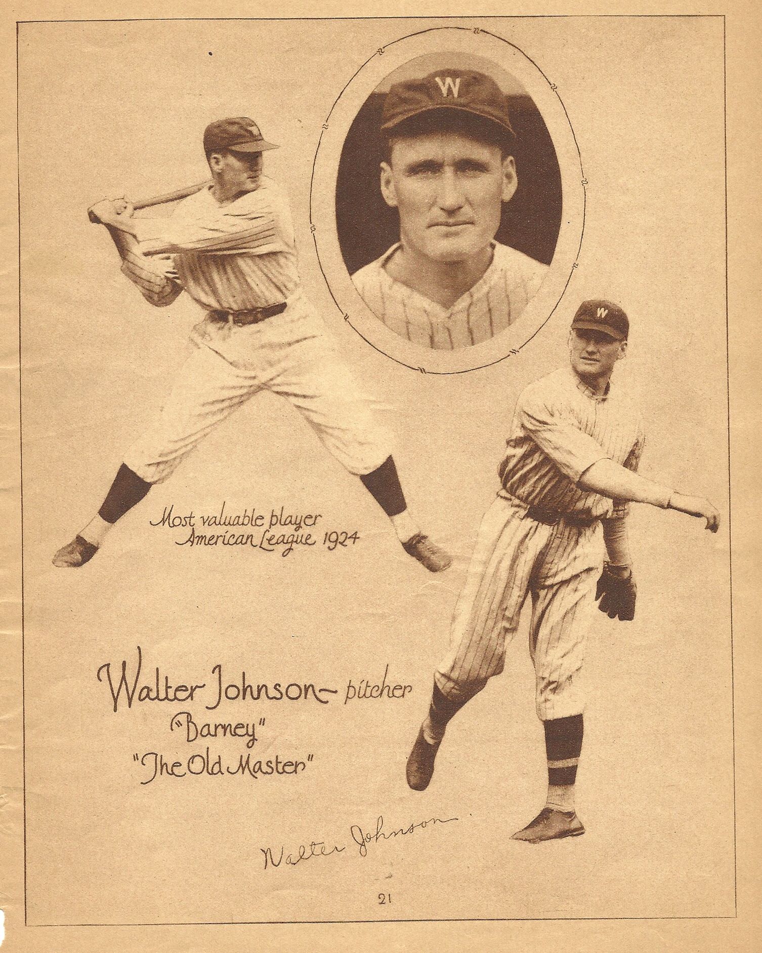 Lot Detail - 1925 World Series Program at Washington