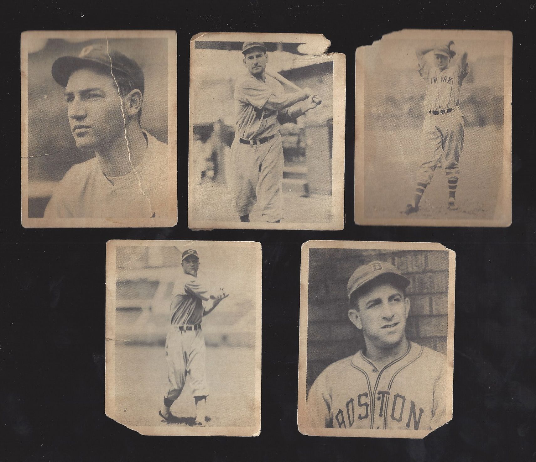 Lot Detail - 1939 Play Ball Lot of (5) Lesser Condition Cards