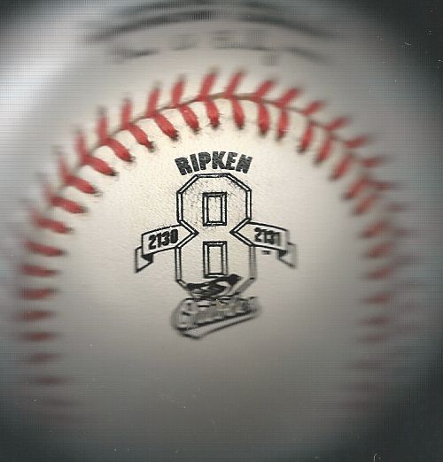 Lot Detail - Cal Ripken, Jr. 2130/2131 Commemorative Baseball