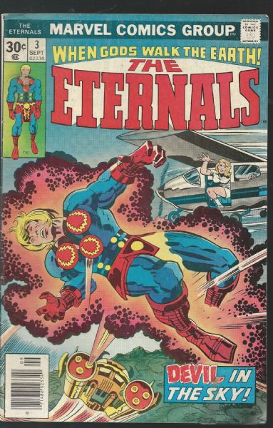 1976 The Eternals Marvel Comic Group Lot of (2):  Issue # 1 and Issue # 3