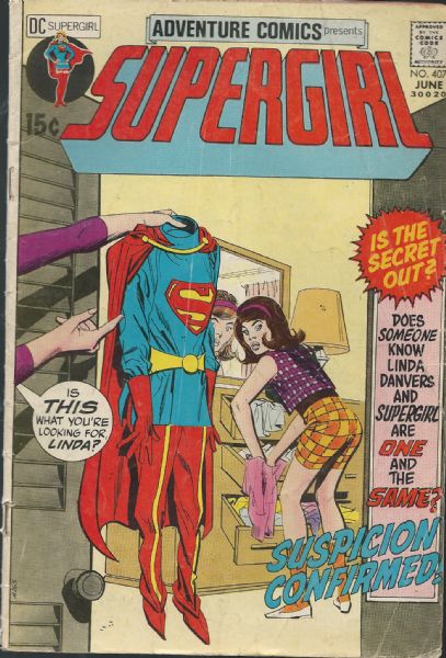 1971-72 Super Girl (Adventure Comics) Lot of (2) 