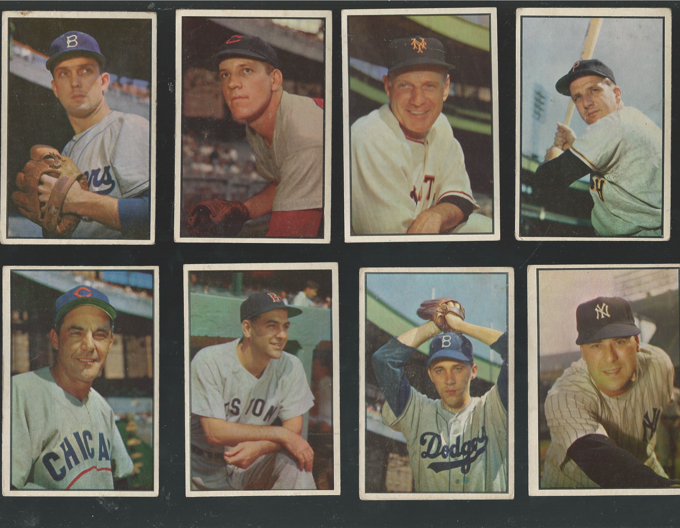 Lot Detail - 1953 Bowman Color Baseball Cards Partial Set of (86) with ...