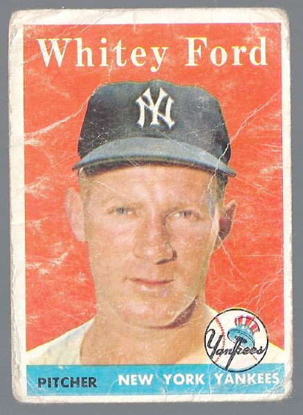 Lot Detail - 1958 Whitey Ford (HOF) Topps Baseball Card