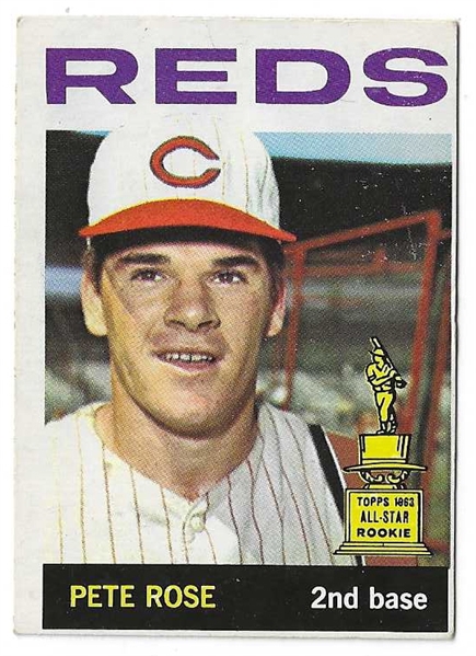 1964 Pete Rose (2nd Year Card) Topps Baseball Card - High Grade 