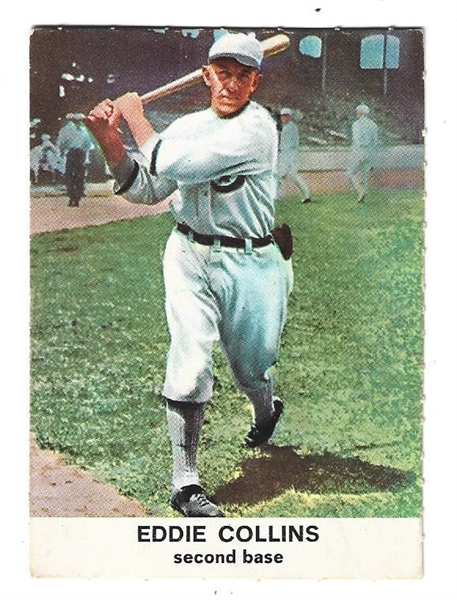 1961 Eddie Collins (HOF) Golden Press Baseball Card