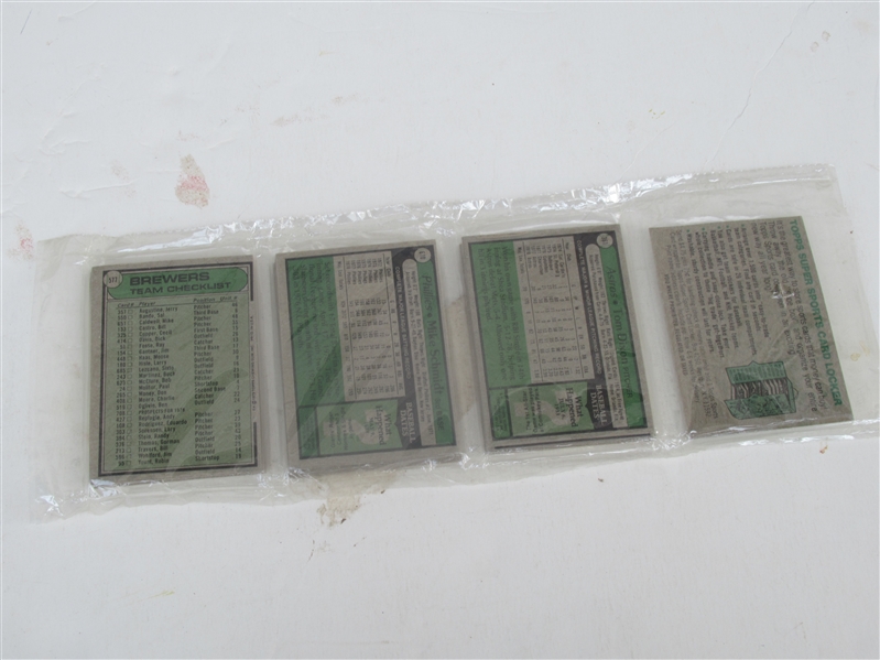 1979 Topps Baseball 59 Cent Rack Pack with Mike Schmidt Showing on the Bottom