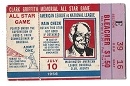 1956 MLB Baseball All-Star Game Ticket at Griffith Stadium 