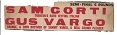C. 1940's Trenton (NJ) Arena Partial Boxing Broadside - Corti vs. Vargo