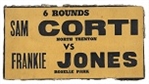 C. 1940s Trenton (NJ) Arena Partial Boxing Broadside- Corti vs. Frankie Jones