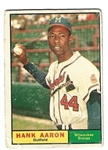 1961 Hank Aaron (HOF) Topps Baseball Card