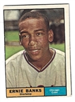 1961 Ernie Banks (HOF) Topps Baseball Card 