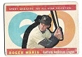 1960 Roger Maris (NY Yankees) All-Star Selection Card # 565 - High Number & Short Print