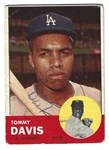 1963 Tommy Davis (LA Dodgers) Autographed Topps Card