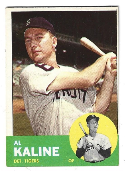 1963 Al Kaline (HOF) Topps Baseball Card 