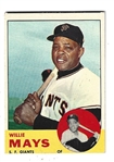 1963 Willie Mays (HOF) Topps Baseball Card