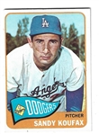 1965 Sandy Koufax (HOF) Topps Baseball Card
