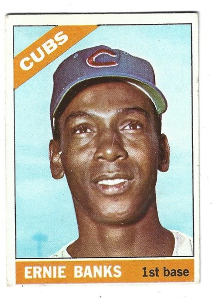 1966 Ernie Banks (HOF) Topps Baseball Card