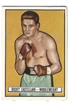 1951 Rocky Castellani (Middleweight) Topps Ringside Boxing Card