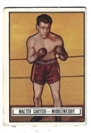 1951 Walter Cartier (Middleweight) Topps Ringside Boxing Card