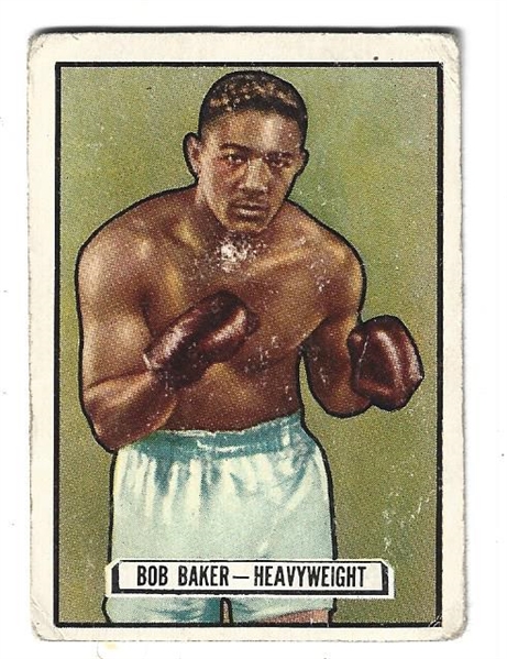 1951 Bob Baker (Heavyweight) Topps Ringside Boxing Card