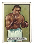 1951 Bob Baker (Heavyweight) Topps Ringside Boxing Card