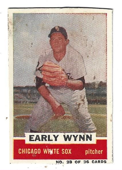 Early Wynn (HOF) Bazooka Gum Baseball Card