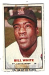 Bill White (St. Louis Cardinals) Bazooka Gum Card